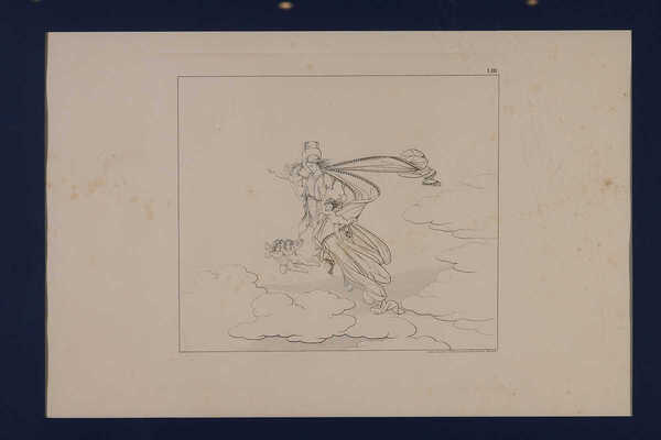 Душенька. Лист № LIII. Рисовал и гравировал граф Фёдор Толстой. [СПб.], 1840.